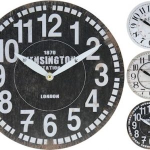 Wood Mini Wall Clock