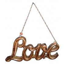 Vintage Wood Design Hanging Love