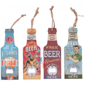 Wood Beer Opener Hangers