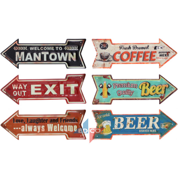 Vintage Metal Arrow Signs - Mantown