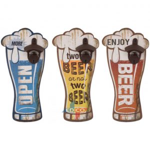 Wooden Beer Opener Hangers