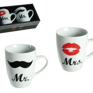 Set of 2 mugs - Mr and Mrs