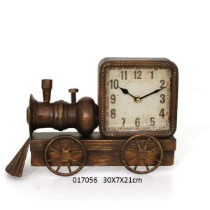 Unique Old Train Desk Clock