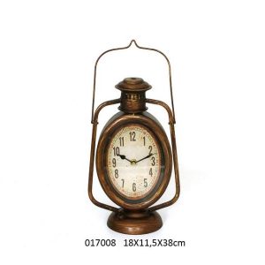 Unique Metal Lantern Desk Clock