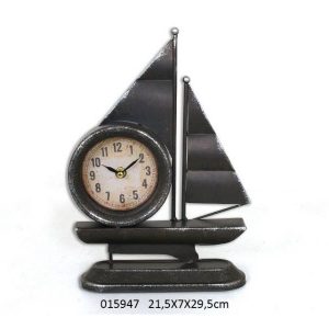 Unique Old Boat Desk Clock