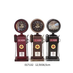 Unique Metal Gas Pump Route 66 Desk Clock