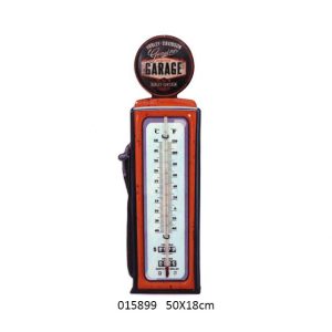 Metal Tin Sign Embossed Harley Davidson Thermometer Sign