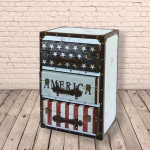 American Suitcase - Side Cabinet OUT OF STOCK