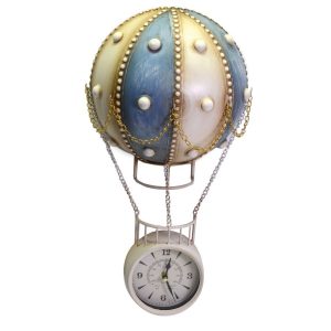 Vintage Hot Air Baloon Wall Clock