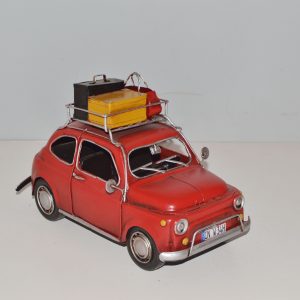 FIAT 500 1960 VINTAGE METAL COLLECTION CAR 24CM