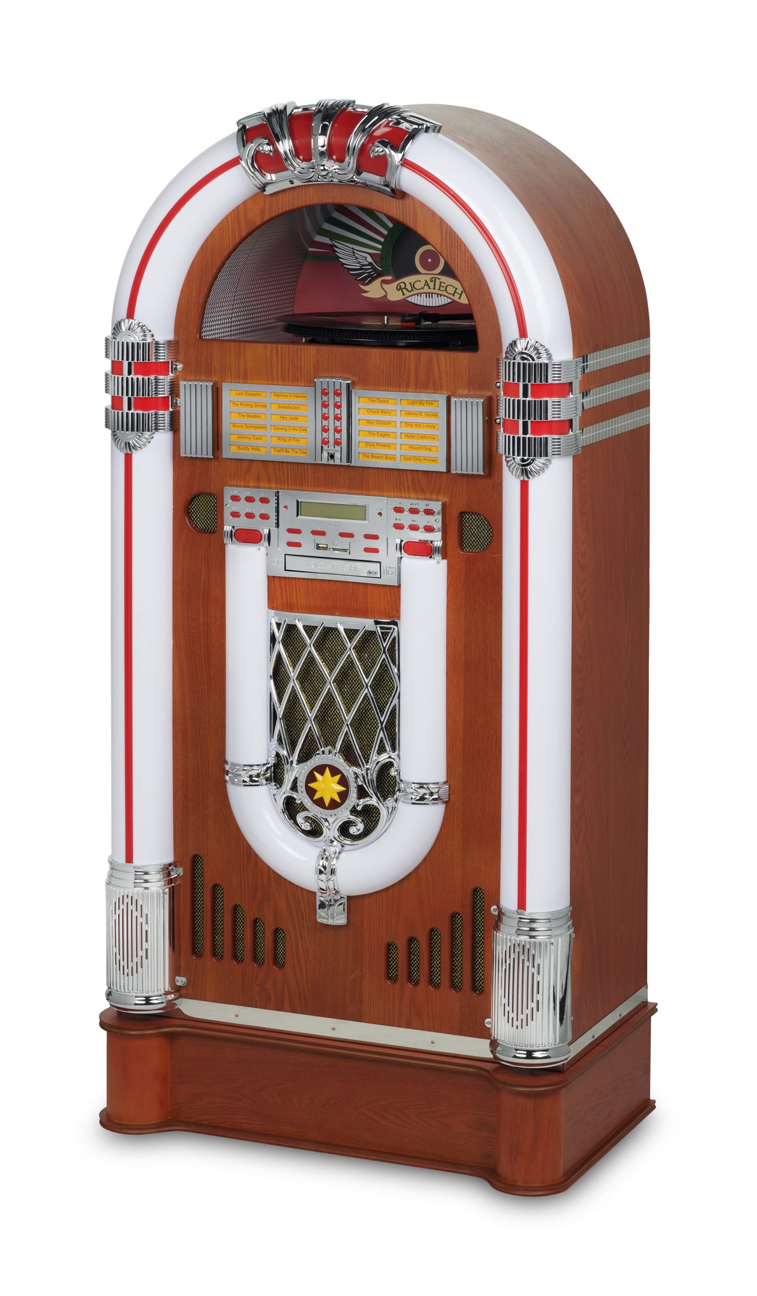 Brown Classic LED Jukebox 2021 NEW MODEL - Image 2