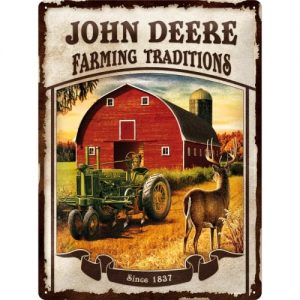 TIN METAL SIGN EMBOSSED