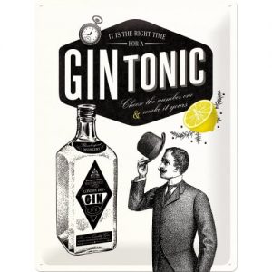 TIN METAL SIGN EMBOSSED