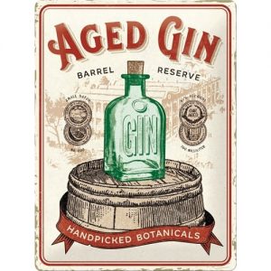 TIN METAL SIGN EMBOSSED