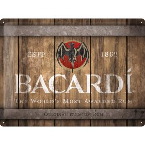 TIN METAL SIGN EMBOSSED