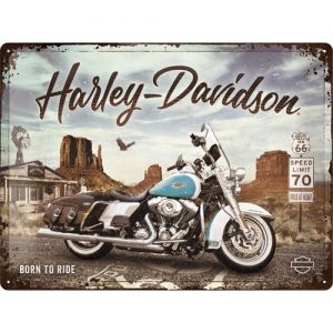 TIN METAL SIGN EMBOSSED