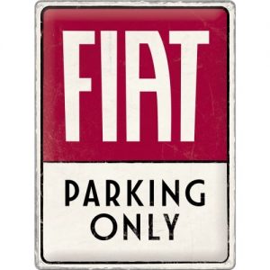 TIN METAL SIGN EMBOSSED