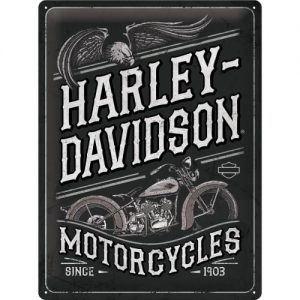 TIN METAL SIGN EMBOSSED