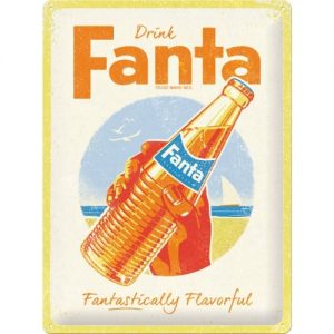 TIN METAL SIGN EMBOSSED