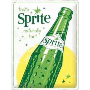 TIN METAL SIGN EMBOSSED