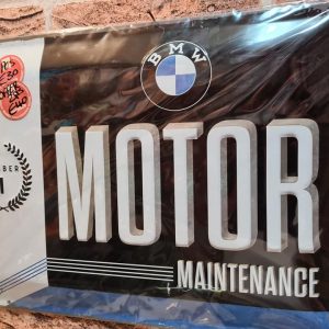 TIN METAL SIGN EMBOSSED