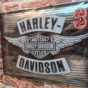 TIN METAL SIGN EMBOSSED