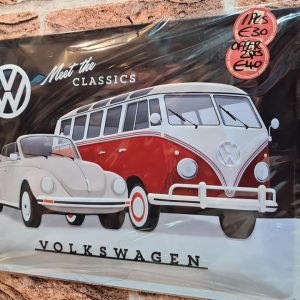 TIN METAL SIGN EMBOSSED