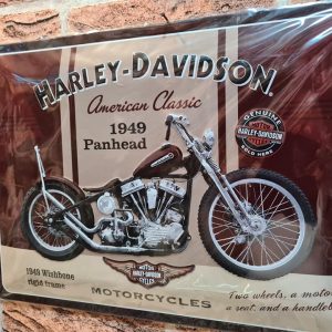TIN METAL SIGN EMBOSSED