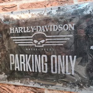 TIN METAL SIGN EMBOSSED
