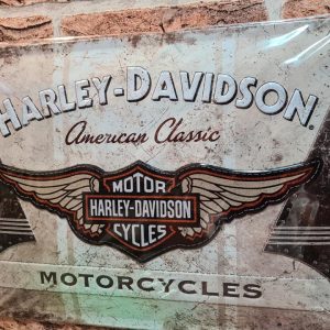 TIN METAL SIGN EMBOSSED