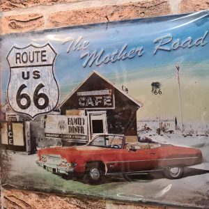 TIN METAL SIGN EMBOSSED