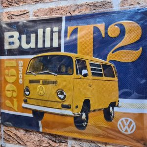 TIN METAL SIGN EMBOSSED