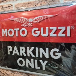 TIN METAL SIGN EMBOSSED