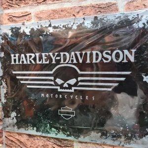 TIN METAL SIGN EMBOSSED
