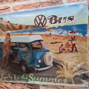 TIN METAL SIGN EMBOSSED