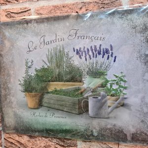 TIN METAL SIGN EMBOSSED