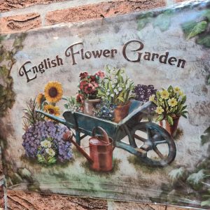 TIN METAL SIGN EMBOSSED