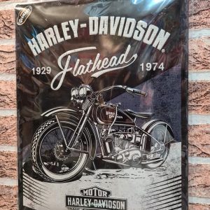 TIN METAL SIGN EMBOSSED