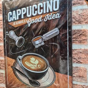 TIN METAL SIGN EMBOSSED