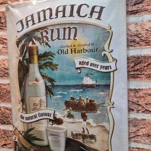 TIN METAL SIGN EMBOSSED