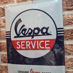 TIN METAL SIGN EMBOSSED