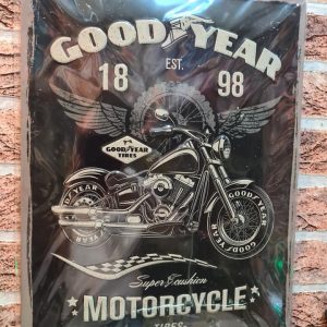 TIN METAL SIGN EMBOSSED