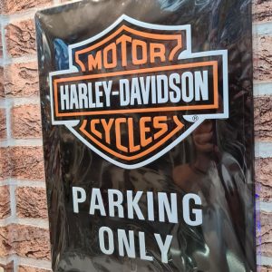 TIN METAL SIGN EMBOSSED