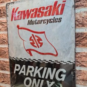 TIN METAL SIGN EMBOSSED