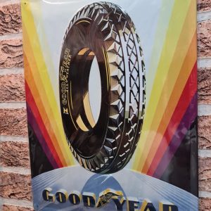 TIN METAL SIGN EMBOSSED