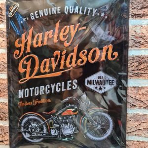 TIN METAL SIGN EMBOSSED