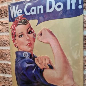 TIN METAL SIGN EMBOSSED