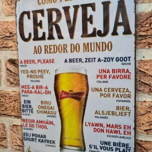 TIN METAL SIGN