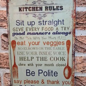 TIN METAL SIGN