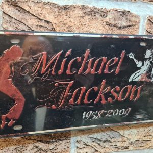 TIN METAL SIGN EMBOSSED